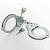 Наручники Handcuffs БР-1КФ ( БР-С БРС ) КРАБ модифицированные конвойные с фиксатором никелированные (3204023) - HAKKI