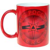 Кружка с символикой МЧС России хамелеон красная (4601221) - ВОЕНТОРГ ТЫЛОВИК