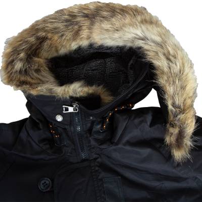Куртка 726 GEAR Аляска North Alaska зимняя черная (1105022) - HAKKI.RU