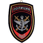 Вымпел средний с вышивкой ТРАНСПОРТНАЯ ПОЛИЦИЯ 15х23 темно-синий (4503036) - ВОЕНТОРГ ТЫЛОВИК