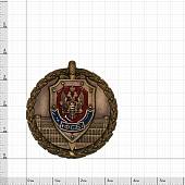 Жетон ( знак ) ФСБ 35 мм без крепления матовый (2306014) - ВОЕНТОРГ ТЫЛОВИК