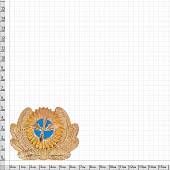 Кокарда ГВФ ( Гражданский воздушный флот ) СССР в обрамлении золотистая (2105946) - ВОЕНТОРГ ТЫЛОВИК