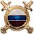 Эмблема ( знак ) петличная ( петлица ) Внутренние службы МВД золотистая (2102101) - HAKKI