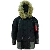 Куртка 726 GEAR аляска с меховым воротником черная (1105135) - ВОЕНТОРГ ТЫЛОВИК