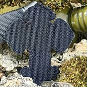 Нашивка ( шеврон патч patch ) тактическая КРЕСТ / Спаси и сохрани 3D PVC  ( пластизоль ) на липучке 7х9 черная (2504337) - ВОЕНТОРГ ТЫЛОВИК