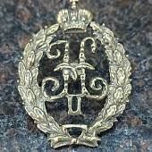 Знак нагрудный Вензель Николай II закрутка (2305039) - ВОЕНТОРГ ТЫЛОВИК