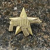Знак нагрудный Спецназ ВВ МВД России Кулак с автоматом закрутка (2301102) - ВОЕНТОРГ ТЫЛОВИК