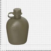 Фляга NATO ( НАТО ) армейская RUS ( фляга+котелок+чехол ) оливковая (3407070) - ВОЕНТОРГ ТЫЛОВИК