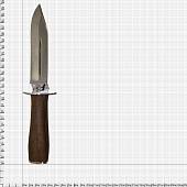 Нож туристический САРО ( SARO ) разделочный НР-2000 AUS6 в чехле (3917090) - ВОЕНТОРГ ТЫЛОВИК