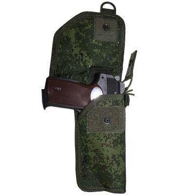 Кобура универсальная для АПС Molle камуфлированная цифра зеленая (3203066) - HAKKI.RU