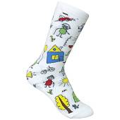 Носки SANTA SOCKS женские белые (1216076) - ВОЕНТОРГ ТЫЛОВИК