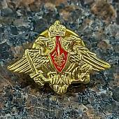 Знак фрачный СУХОПУТНЫЕ ВОЙСКА 21х15 мм золотистый (2302082) - ВОЕНТОРГ ТЫЛОВИК