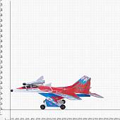 Игрушка Летающая модель самолета ЛМС-М-С-Э-1 Кинжал (4902046) - ВОЕНТОРГ ТЫЛОВИК