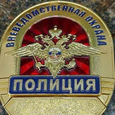 Знак ( жетон ) нагрудный Полиция Вневедомственная охрана (2304001) - HAKKI.RU