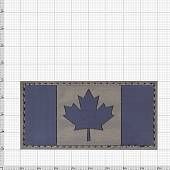 Нашивка ( шеврон патч patch ) тактическая Флаг CANADA ( КАНАДА ) 3D PVC ( пластизоль ) на липучке 8x4 оливковый (2504714) - ВОЕНТОРГ ТЫЛОВИК