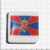 Набор подарочный полотенце 40х70 синее и мыло ручной работы с символикой ФСБ России (4804069) - ВОЕНТОРГ ТЫЛОВИК