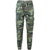 Брюки ( штаны ) Abercrombie & FItch мужские карго демисезонные на резинке c боковыми карманами камуфлированные нато коричневый (1101807) - ВОЕНТОРГ ТЫЛОВИК
