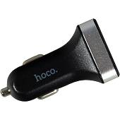 Автомобильное зарядное устройство HOCO ( ХОКО ) для телефона USB 2 разъема с дисплеем черное (11050011) - ВОЕНТОРГ ТЫЛОВИК