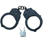 Наручники Handcuffs БР - 1КФ ( БР-С БРС ) КРАБ конвойные с фиксатором вороненые (3204004) - ВОЕНТОРГ ТЫЛОВИК