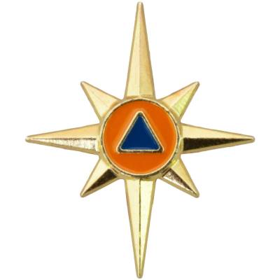 Знак нагрудный Эмблема МЧС России закрутка (2301286) - HAKKI.RU