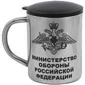 Термокружка металлическая с символикой Министерство обороны РФ 300 мл (4602027) - ВОЕНТОРГ ТЫЛОВИК