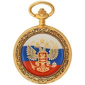 Часы карманные ПОЛЕТ ( POLJOT ) кварцевые мужские с символикой МВД России 2035/905.6.001 (4104002) - ВОЕНТОРГ ТЫЛОВИК