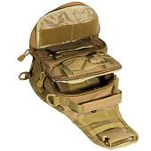 Сумка-органайзер TAC через плечо тактическая MOLLE коричневая (3310171) - ВОЕНТОРГ ТЫЛОВИК