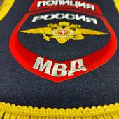 Вымпел с символикой Полиция МВД России вышитый большой 25х32 темно-синий (4504045) - ВОЕНТОРГ ТЫЛОВИК