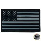 Нашивка ( шеврон патч patch ) тактическая флаг USA США 3D PVC ( пластизоль ) на липучке 7,5х4,5 черная (2504259) - ВОЕНТОРГ ТЫЛОВИК