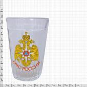 Стакан граненый с символикой МЧС России (4609017) - ВОЕНТОРГ ТЫЛОВИК