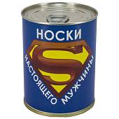 Носки в банке консервированные подарочные Носки настоящего мужчины (4807086) - ВОЕНТОРГ ТЫЛОВИК