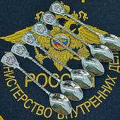 Ложки чайные с символикой МВД России набор 6 штук (4604013) - ВОЕНТОРГ ТЫЛОВИК