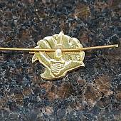 Эмблема ( знак ) петличная ( петлица ) Охрана птица с мечом правая (2102235) - ВОЕНТОРГ ТЫЛОВИК
