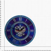 Часы настенные с символикой Правительство Российской Федерации D-28 (4102142) - ВОЕНТОРГ ТЫЛОВИК