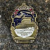 Знак нагрудный ВЕТЕРАН ЛЕДОКОЛЬНОГО ФЛОТА на закрутке (2301584) - ВОЕНТОРГ ТЫЛОВИК