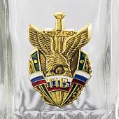 Набор подарочный с символикой Пограничная служба ФСБ России ( графин ( штоф ) низкий + стопки ( рюмки ) 6x50 мл ) (4801983) - ВОЕНТОРГ ТЫЛОВИК