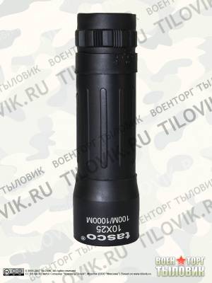 Монокуляр ( монокль ) TASCO 10х25 100M/1000M черный (3003992) - HAKKI.RU