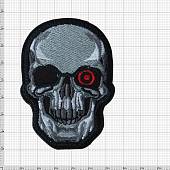 Нашивка ( шеврон патч patch ) тактическая Терминатор вышитая на липучке 5,5х7,7 черная (2509251) - ВОЕНТОРГ ТЫЛОВИК