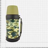 Термос SUNFLOWER с ручкой SVH 750 C 0,75 л нато зеленый (3409004) - ВОЕНТОРГ ТЫЛОВИК