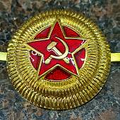 Кокарда Генеральская РККА образца 1943 года 31 мм золотистая (2105957) - ВОЕНТОРГ ТЫЛОВИК