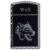 Зажигалка  газовая Wolf ( волк ) серебристо-черная (4403354) - HAKKI.RU