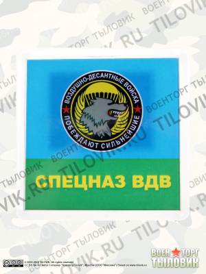 Магнит Спецназ ВДВ. Побеждают сильнейшие 65х65 мм (4404160) - HAKKI.RU