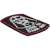 Нашивка ( шеврон патч patch ) тактическая  COME TO DARK SIDE / STAR WARS 3D PVC ( пластизоль ) на липучке 6х4,5 черная (2504167) - ВОЕНТОРГ ТЫЛОВИК