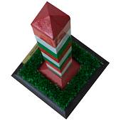 Столб пограничный сувенирный Венгрия настольный 9х9х22 см (4803038) - ВОЕНТОРГ ТЫЛОВИК