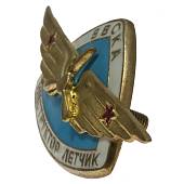Знак нагрудный Инструктор летчик ВВС КА с закруткой (2301054) - ВОЕНТОРГ ТЫЛОВИК