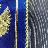 Вымпел с символикой ФСКН России вышитый малый 13х16 синий (4502032) - ВОЕНТОРГ ТЫЛОВИК