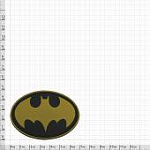 Нашивка ( шеврон патч patch ) тактическая Batman ( бэтман ) 3D PVC на липучке 7х5 (2504001) - ВОЕНТОРГ ТЫЛОВИК