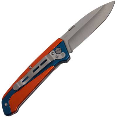 Нож складной DEXTER с клипсой оранжевый (3914065)  - HAKKI.RU