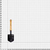 Лопата сапёрная малая ( МСЛ ) 1987 года без чехла уставная оригинал (3330026) - ВОЕНТОРГ ТЫЛОВИК