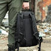 Рюкзак штурмовой MOLLE 50х35х25 45 л черный (3306206) - ВОЕНТОРГ ТЫЛОВИК